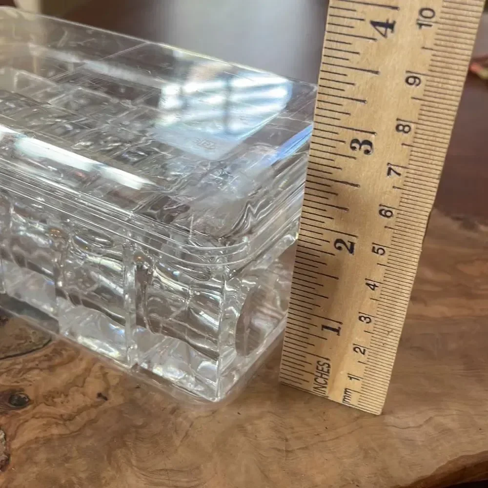 Set of 5 Acrylic Bud Vase Napkin Rings